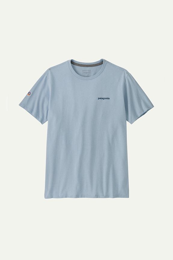 Patagonia Fitz Roy Icon Responsibili-Tee Fleck Blue-4